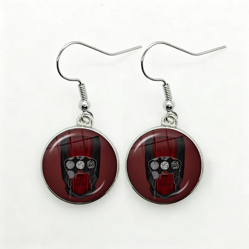 Glass C-Clancy T-Twentys One P-Pilots Women Dangle Earrings Fashion Drop Earrings Glass Cabochon Lady Earrings Jewelry