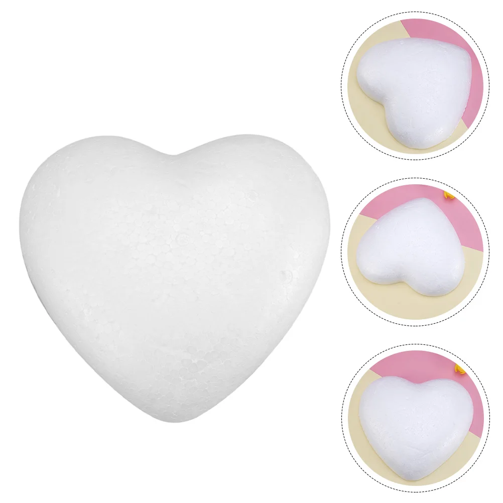 

Crafts Love Blank Child Nail Stickers Polystyrene Hearts Foam Modeling Foaming Decor DIY