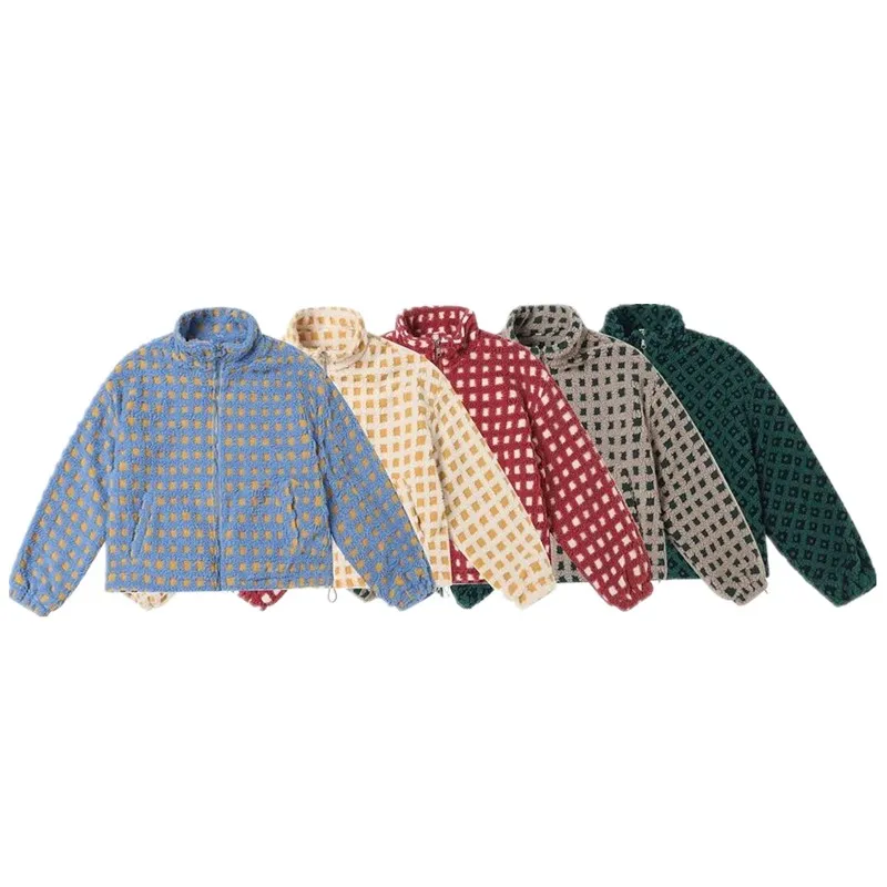 Cappotto scozzese lungo Sve da donna autunno inverno Vestibilità ampia Design versatile Capispalla Faionable Cappotto da donna