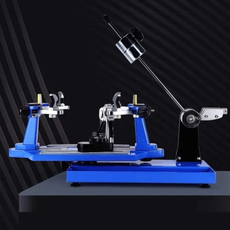 Tennis badminton racket heavy hammer wire pulling machine, net feather universal threading machine