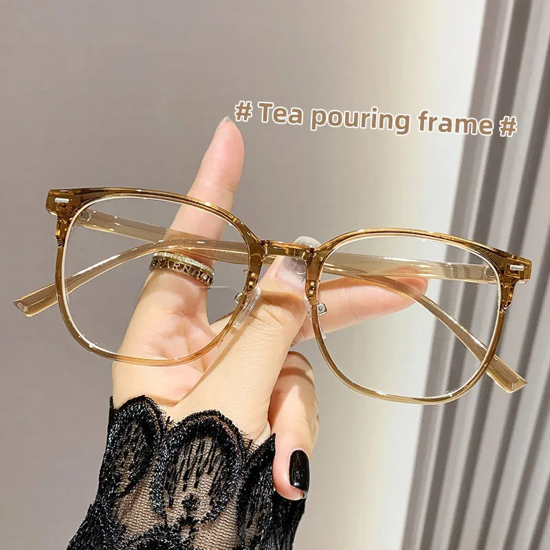 Large Frame Retro Myopia Glasses Men Women Blue Light Blocking Short-sighted Eyeglasses Oversized Prescription Diopter Eyewear