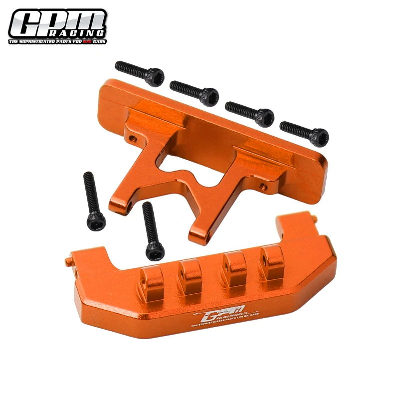 GPM AXIAL 1/24 SCX24 デッドボルト AXI90081 アルミニウム リアバンパー+リアボディシェルマウント