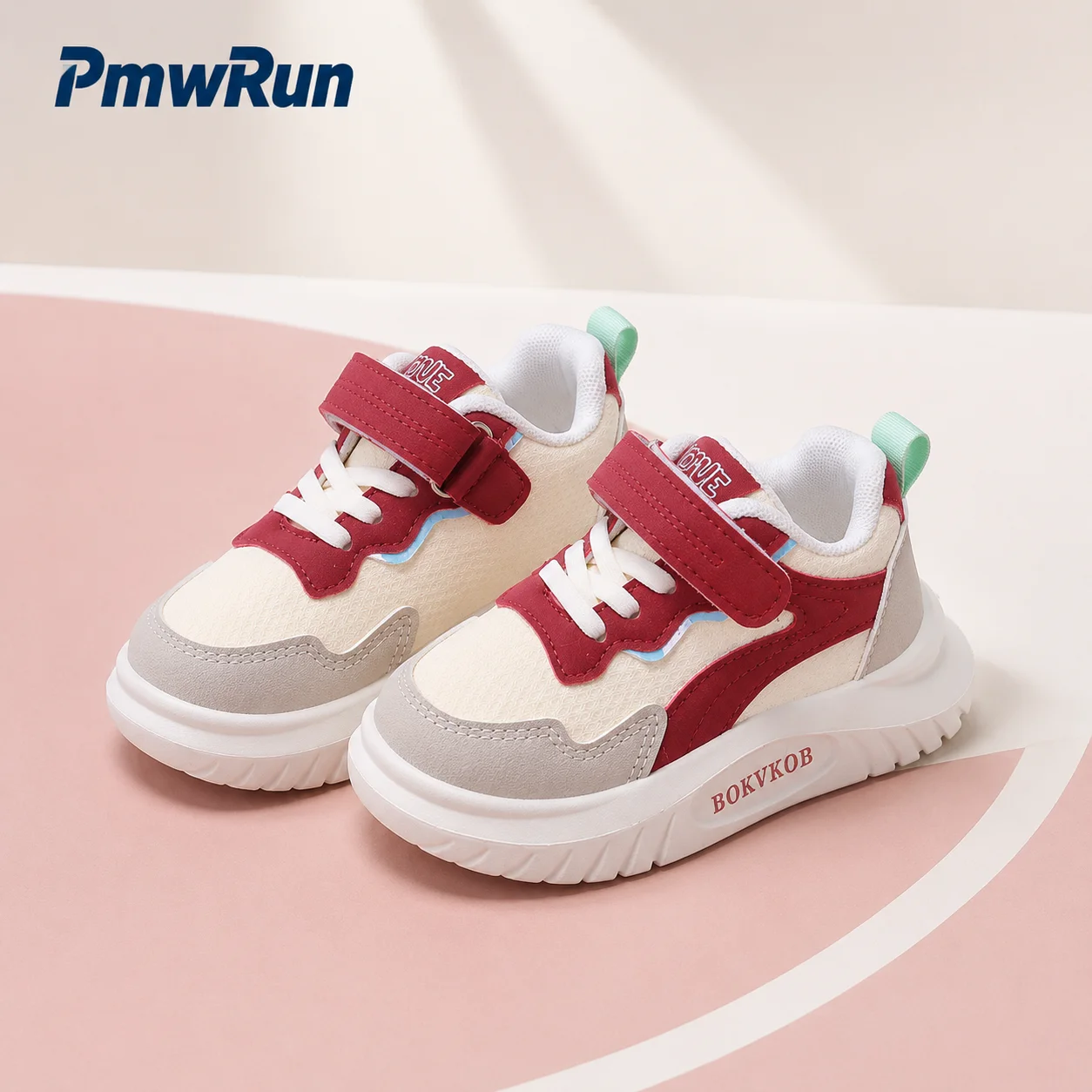 

2026 Fashion Sport Shoes For Children PU Leather Waterproof Kid's Sneakers Ergonomics Anti-slippery Outdoor Running Footwear