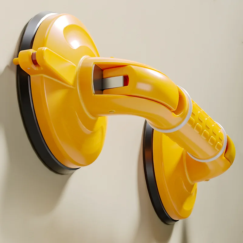 ราวจับแบบถ้วยดูดแรงสำหรับผู้สูงอายุ ติดตั้งโดยไม่ต้องเจาะ ราวจับนิรภัย กันลื่น สำหรับห้องน้ำและห้องส้วม