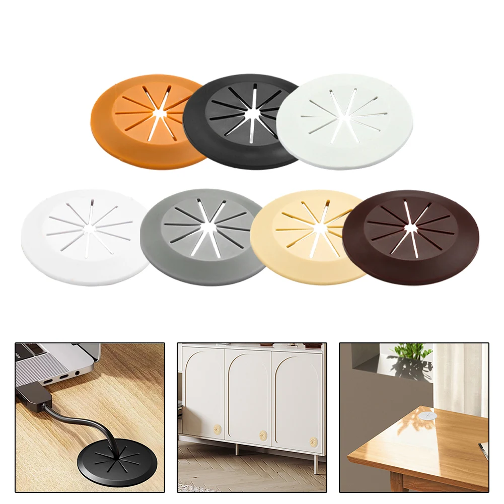 For Gaming Desk Cable Management Cable Management Solution Black Easy Installation Wire Cover Self-Adhesive Installation