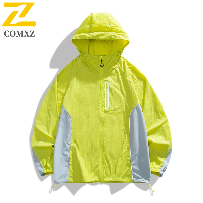 Men's Windshield Jackets Summer 2025 Trendy Ice Silk Thin Comfortable UV Sunscreen Windbreaker Women Casual Fishing Riding Coat