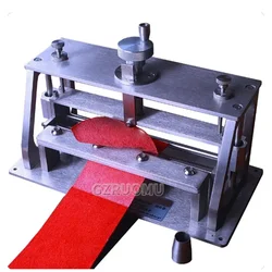 304 Stainless Steel Craft Leather Splitter Machine DIY Manual Cutting Peeler Rolling Bearing Tools Work Width 200MM