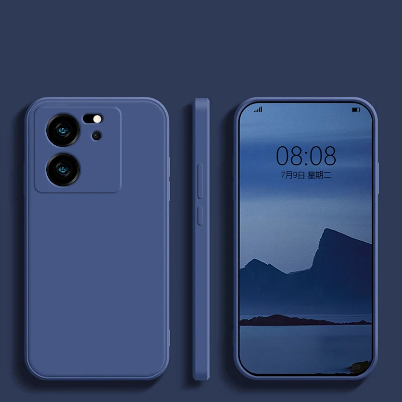 Mi 13 t 13 t mi13t pro Fall Luxus quadratische flüssige Silikon Handy hüllen für Xiaomi mi 13 t mi 13 t pro mi13t pro 5g Soft Back Cover – Detail 13
