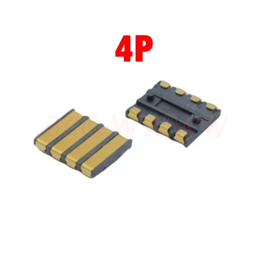 1pcs BC-13 D127 Battery Holder 2.0mm Spacing Power Contact Plate 2 3 4 5 6 8 Pin Hardware Gold-plated Conductive Plate Base