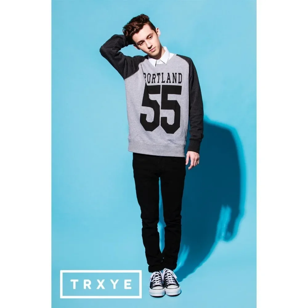 Hot New Troye Sivan Custom Pop Music Singer-Silk Art Poster Wall Sticker Decoration Gift