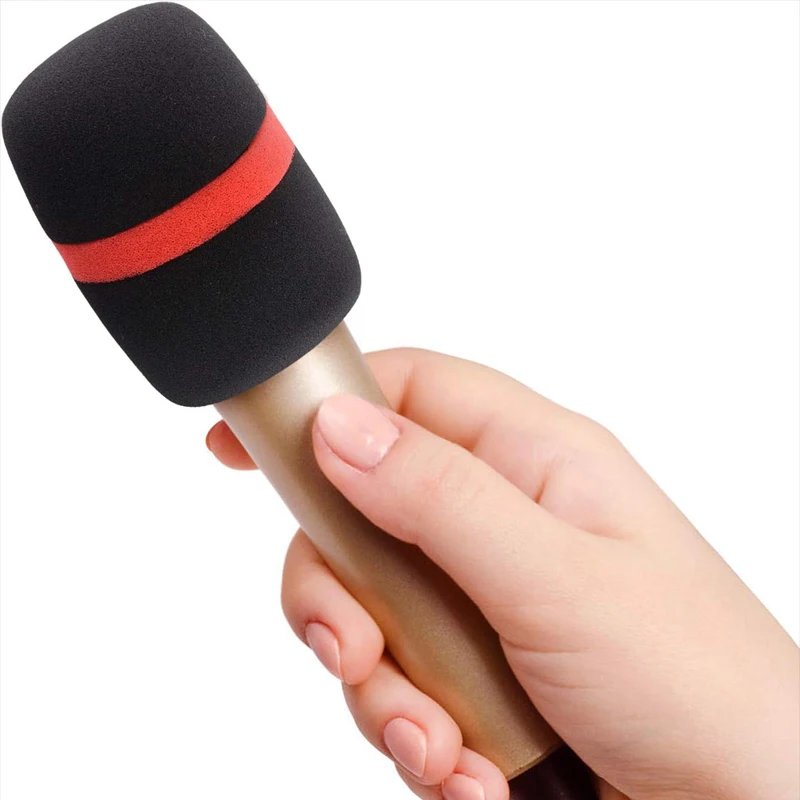 Microphone Sponges Sleeve Anti-Rolling Mic Protection Ring Rod Silicone Wireless Handheld Holder for Mic KTV DJ Device