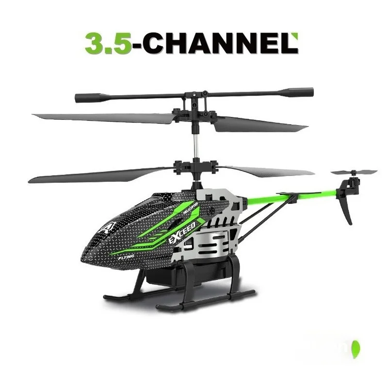 طائرة هليكوبتر للأطفال تعمل بالتحكم عن بعد بسعر خاص من RC مقاومة للسقوط بطول 3.5 اتجاهات مع لعبة أضواء قوس قزح