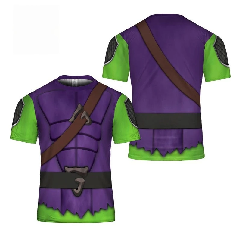 3D Printed T-shirt Comic Modified Fan T-shirt Suitable for Children and Adults Suitable for Leisure Fashion Fun Travel