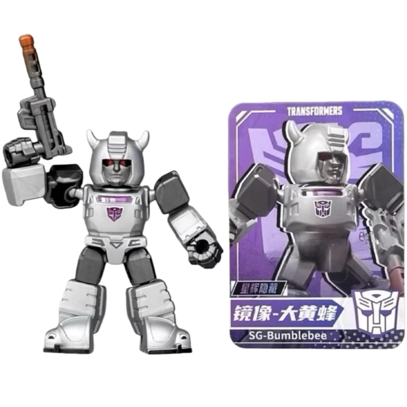 BLOKEES Building Block Man Transformers Star Edition 2nd Armour StarScream Bumblebee Pocket Blind Box Mini Toy Children's Gifts