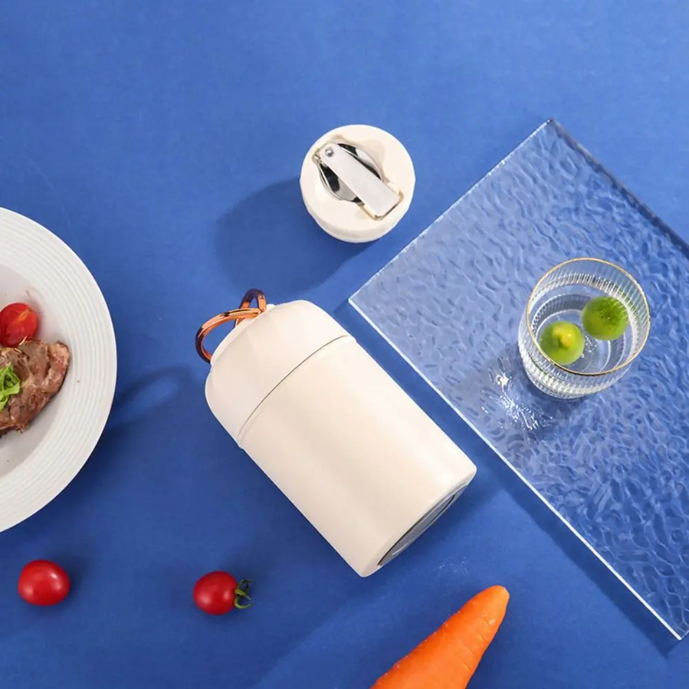

500ml Food Thermal Jar Handheld Double-Layer Thermal Soup Cup Stainless Steel Wall Insulated Tumbler Picnics