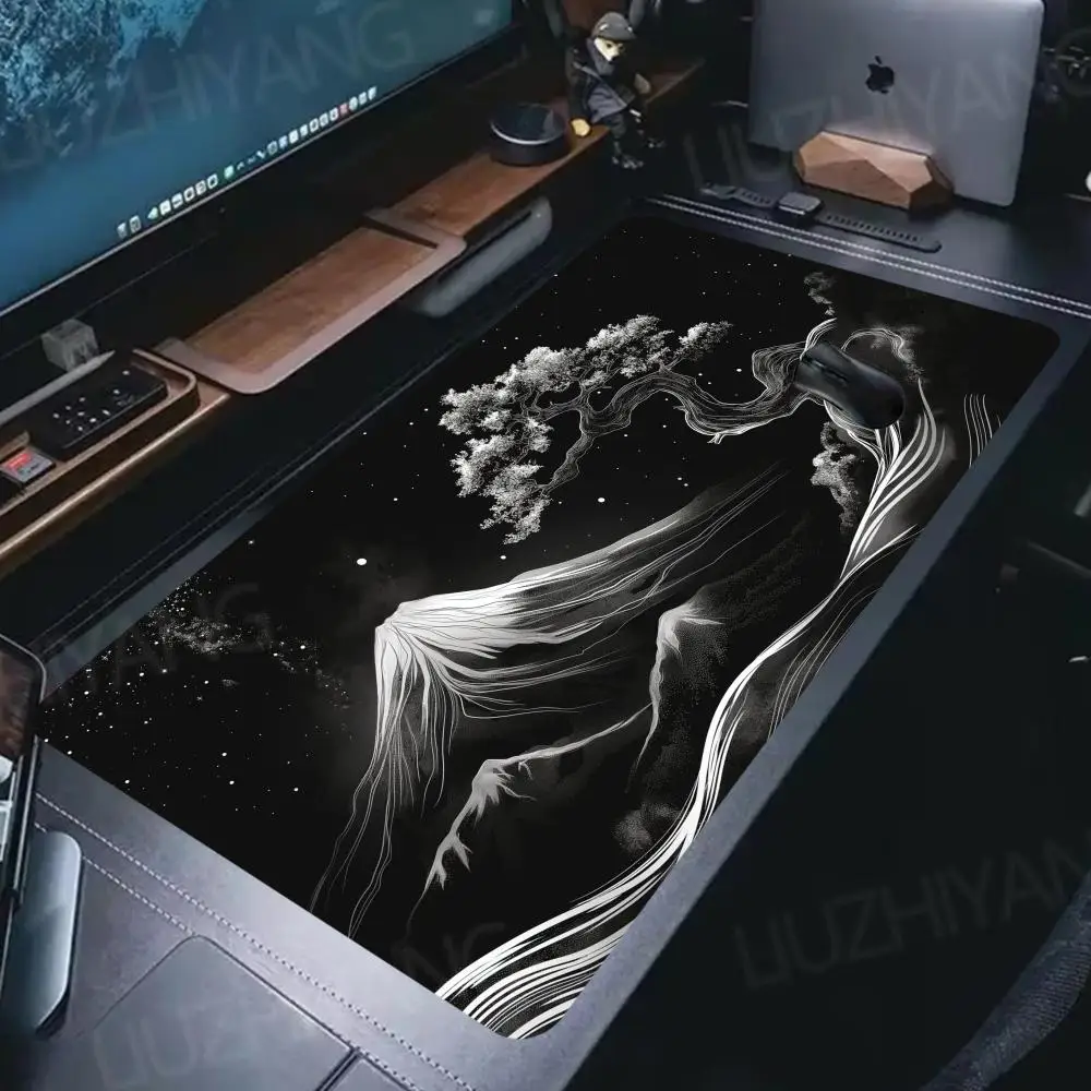 

Japane Пейзаж Арт Коврик Для Мыши Большой Компьютерный Офисный Игровой Настольный Коврик XXL Резиновый Противоскользящий Коврик Для Игровой Клавиатуры Коврик Для Мыши Длинный Настольный Коврик