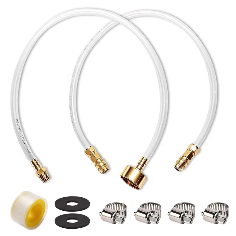 Universal Marine Hydraulic Steering Bleed Kit Leak-proof Quick Connect Steering Fluid Fill and Purge Maintenance Tool