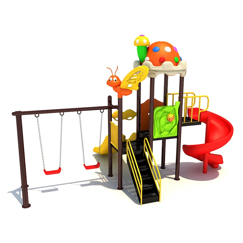 

Hot Sale Simple Style Outdoor Playground Swing Set Amusement Park