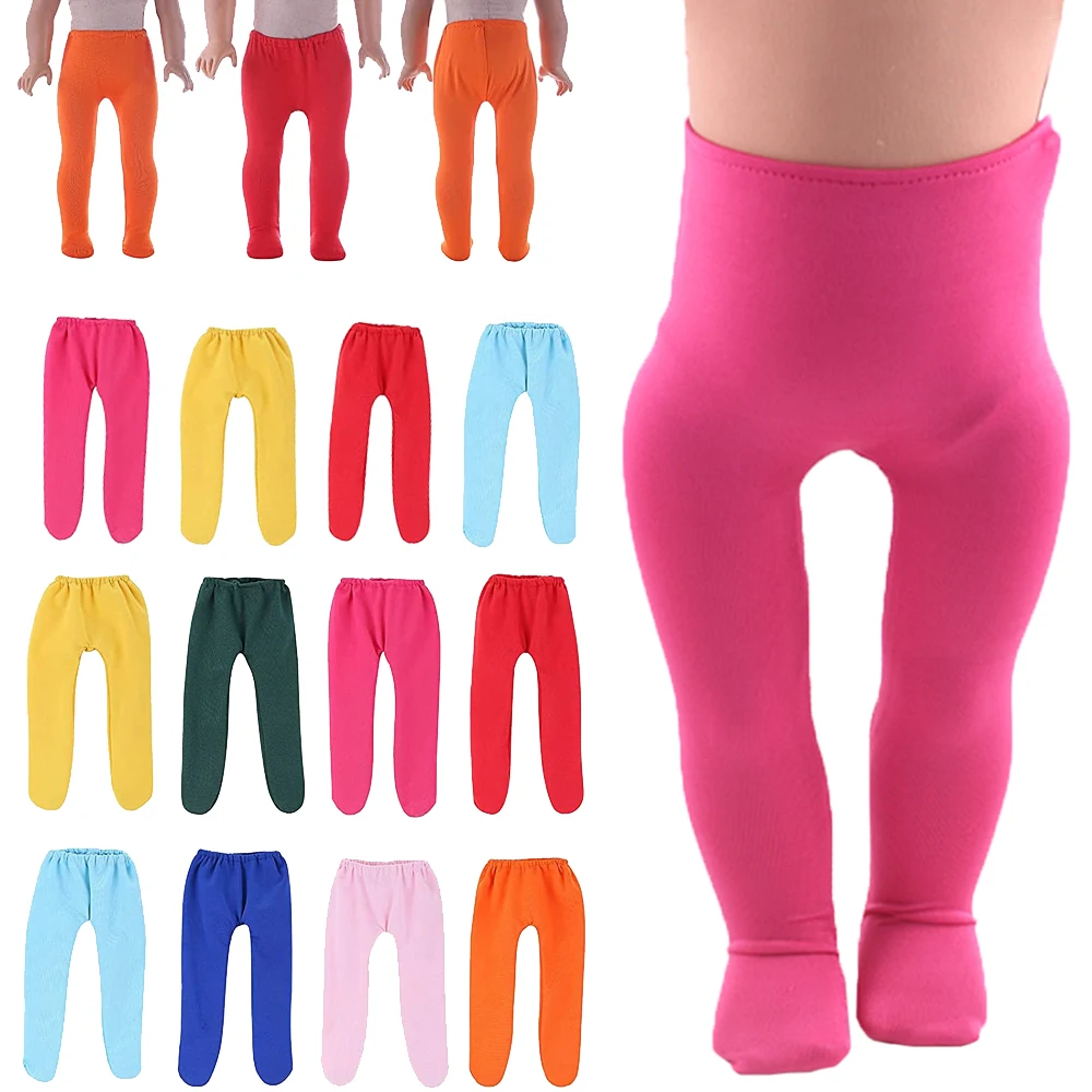 Reborn Boy Doll Leggings Yoga Pants Accessories Fit 18Inch American Girl Doll&43cm Newborn Baby Doll Our Generation Doll Clothes