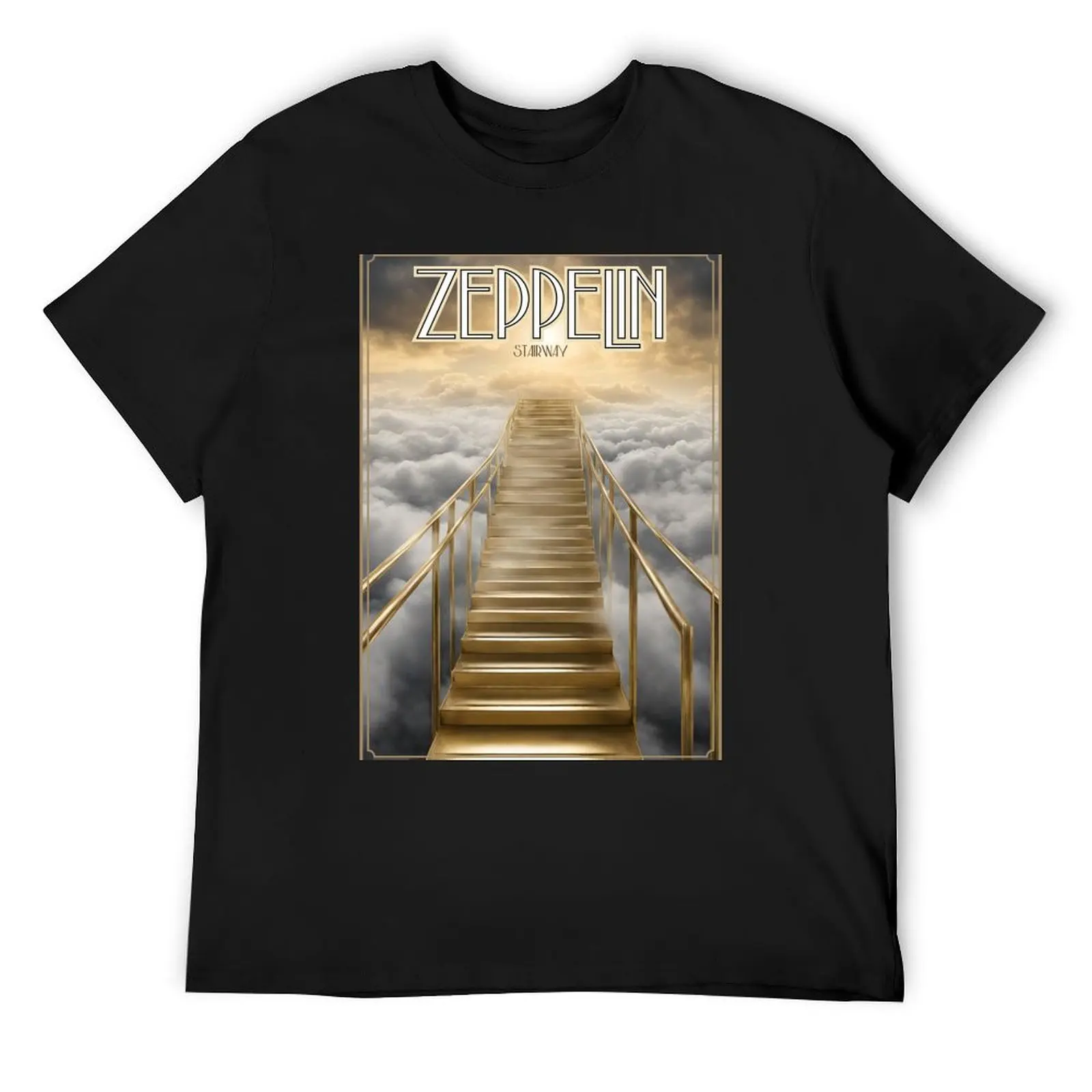 Golden Stairway to Heaven T-Shirt custom shirt Blouse clothes for men