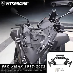 MTKRACING-Soporte de teléfono móvil para motocicleta, tablero de navegación GPS, espejo retrovisor, para YAMAHA XMAX 2017-2022