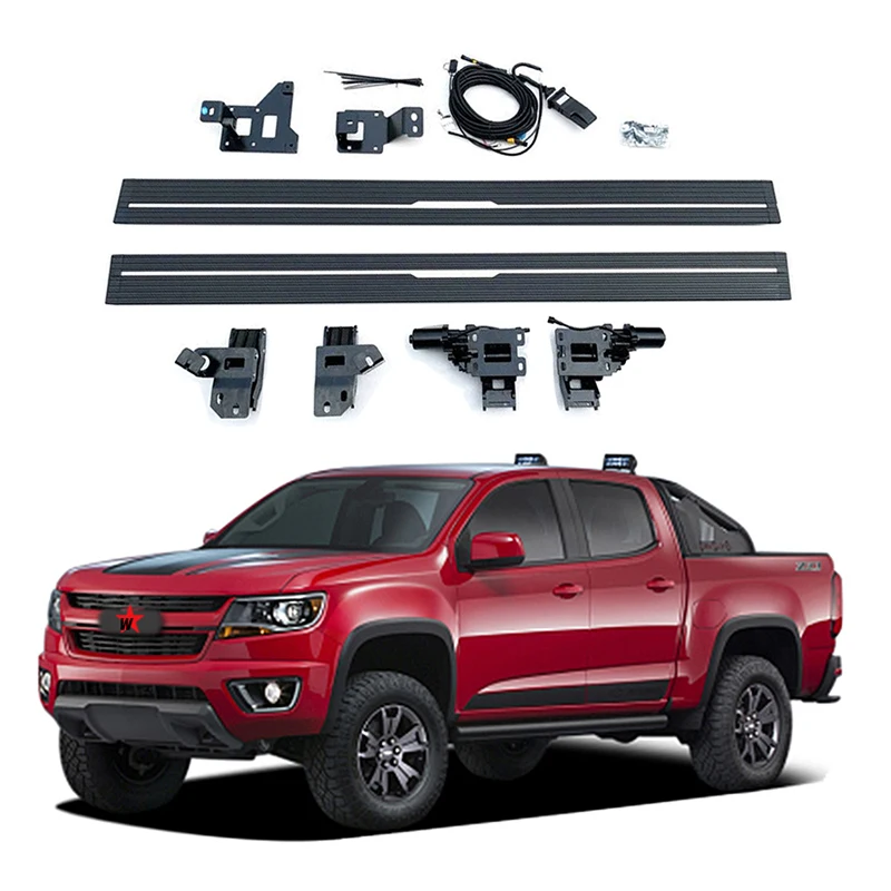 WEIJIA Direct Manufacturer Electric Running Boards for Chevrolet Colorado/Blazer Aluminum Stealth Power Pickup Cruiser Models