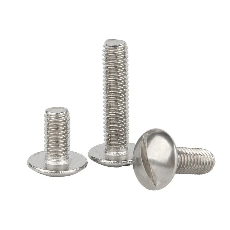 304 스테인리스 슬롯 트러스 헤드 스크류 M2 M2.5 M3 M4 M5 M6 M8 슬롯 머쉬룸 라운드 헤드 볼트