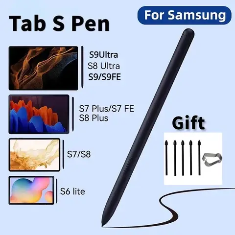Tablet Pen Stylus Touch Pencil S Pen for Samsung Galaxy Tablet Tab S8  S9 S9FE S7 FE S6 Lite S7+ S8+ Touch Pen Without Bluetooth