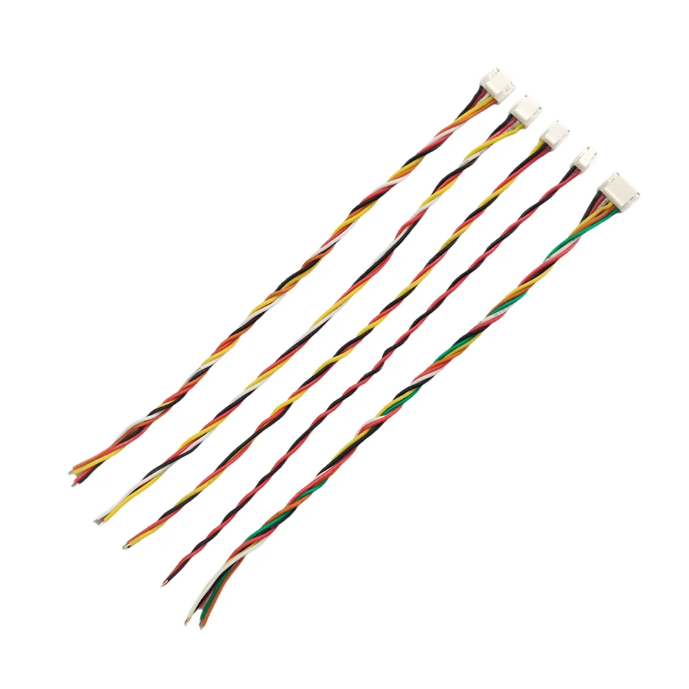 5Pcs JST GH 1.25 2P 3P 4P 5P 6P Male Female Connector With 30AWG Silicone Wire 15cm Cable GH1.25 Single Double Connector view 5
