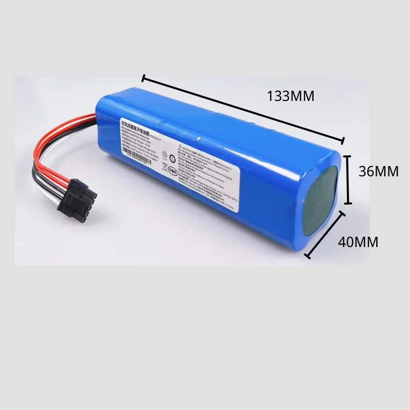 5200mAh Replacement D099-4S2P Battery For Xiaomi Mi Robot Vacuum-Mop 2 Pro Vacuum-Mop 2 MJSTS1 C101 MJSTP 12800mAh