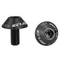 GUB G-510 2Pcs M5x12mm Bike Water Bottle Cage Holder Bracket Screw Cycling Parts