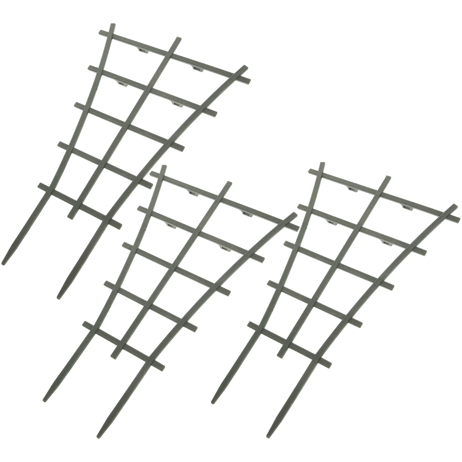 3 Pcs T-shaped Flower Stand Climbing Plant Support Garden Trellis Trellises Rack for Flowers Stake Vegetable Cage Plants