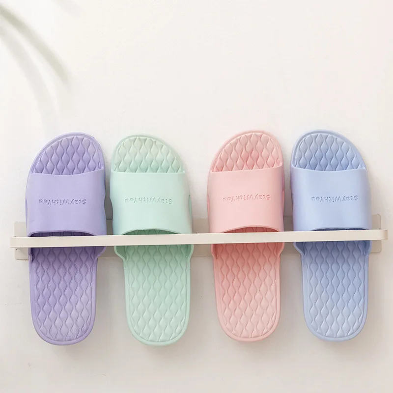 New Fashion Women Slippers Summer Flat Lightweight EVA Home Bathroom Slippers Comfort Massage Couples Indoor Slides Shower Shoes