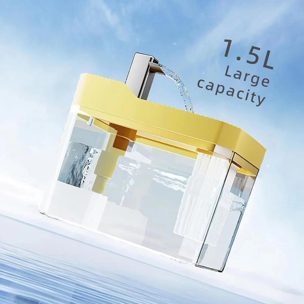 USB น้ําดื่มอัตโนมัติน้ําพุ Live Water Circulation ชามน้ําแมวที่ถอดออกได้พร้อมปั๊มน้ํากรองเงียบ