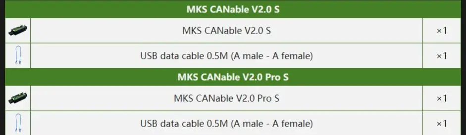 MKS CANable 2.0 USB zu CAN Adapter Analysegerät CANFD SLCAN SocketCAN CANdleLight Klipper 3D-Drucker-Teile – Detail 7