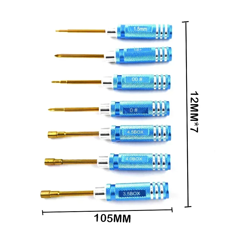 Schlitz-Kreuz-Sechskant-Schraubendreher-Werkzeuge, Mutternschlüssel-Set für Wltoys Trxs Axial RC Hubschrauber Auto Flugzeug FPV Drohne
