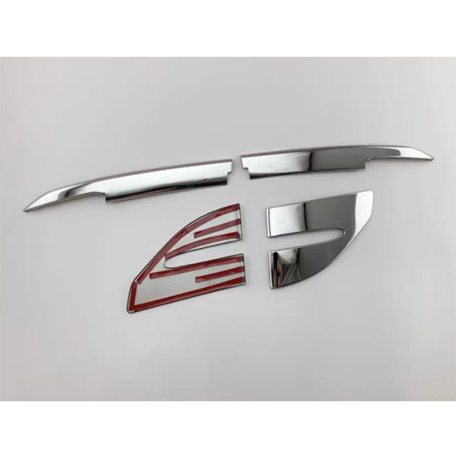 4Pcs Stainless Steel Car Accessory For Mazda Atenza 2020 Car Front Grill Grille Trim Strips Sticker Car Styling