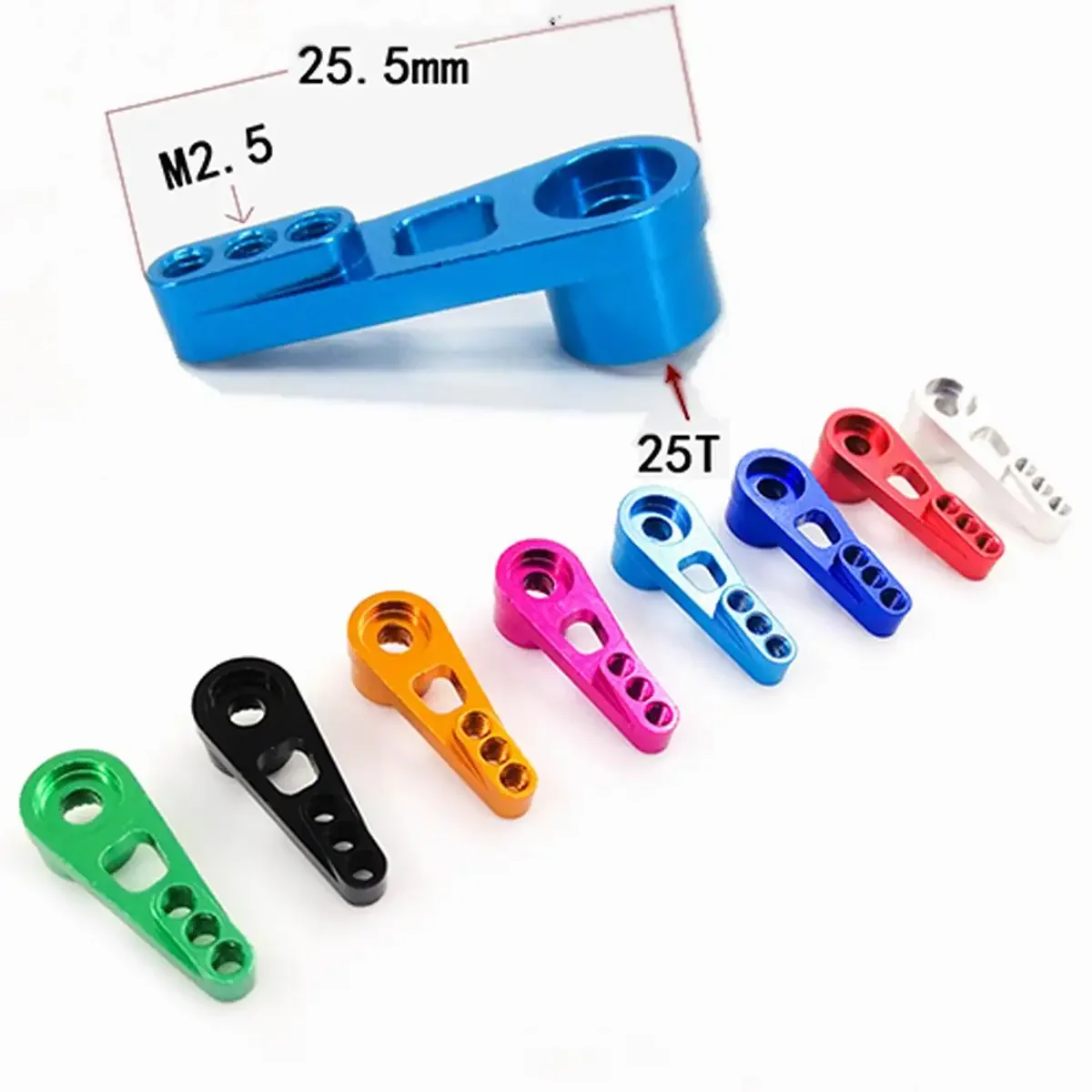 25T Servo Arms Horn For RC Car Boat Helicopter Aircraft Futaba HSP HPI Wltoys 12429 A979 Upgrade Parts