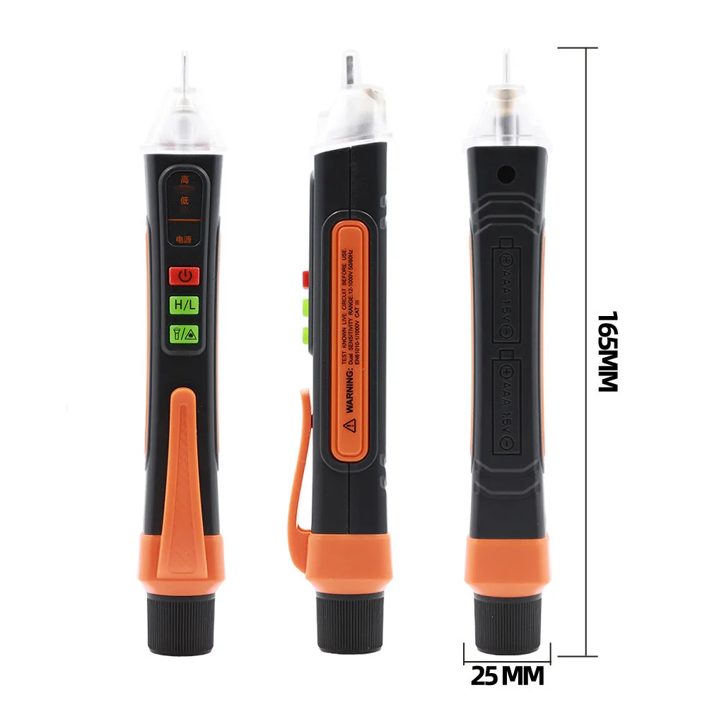 Voltage Detector Smart Non-Contact Voltage Tester Pen Meter 12-1000V Current Electric Sensor Test Pencil Voltage Indicator