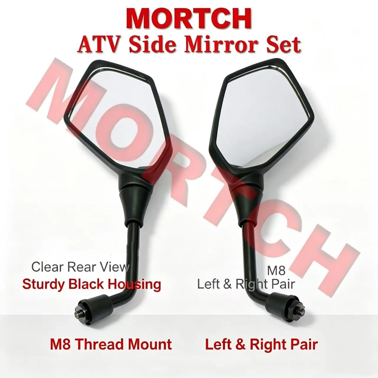 

Orignal A Pair Rear View Mirror Left & Right For CF Moto CForce 1000 400S 450 520 550 600 800 850XC ATV Accessories 7020-200A00