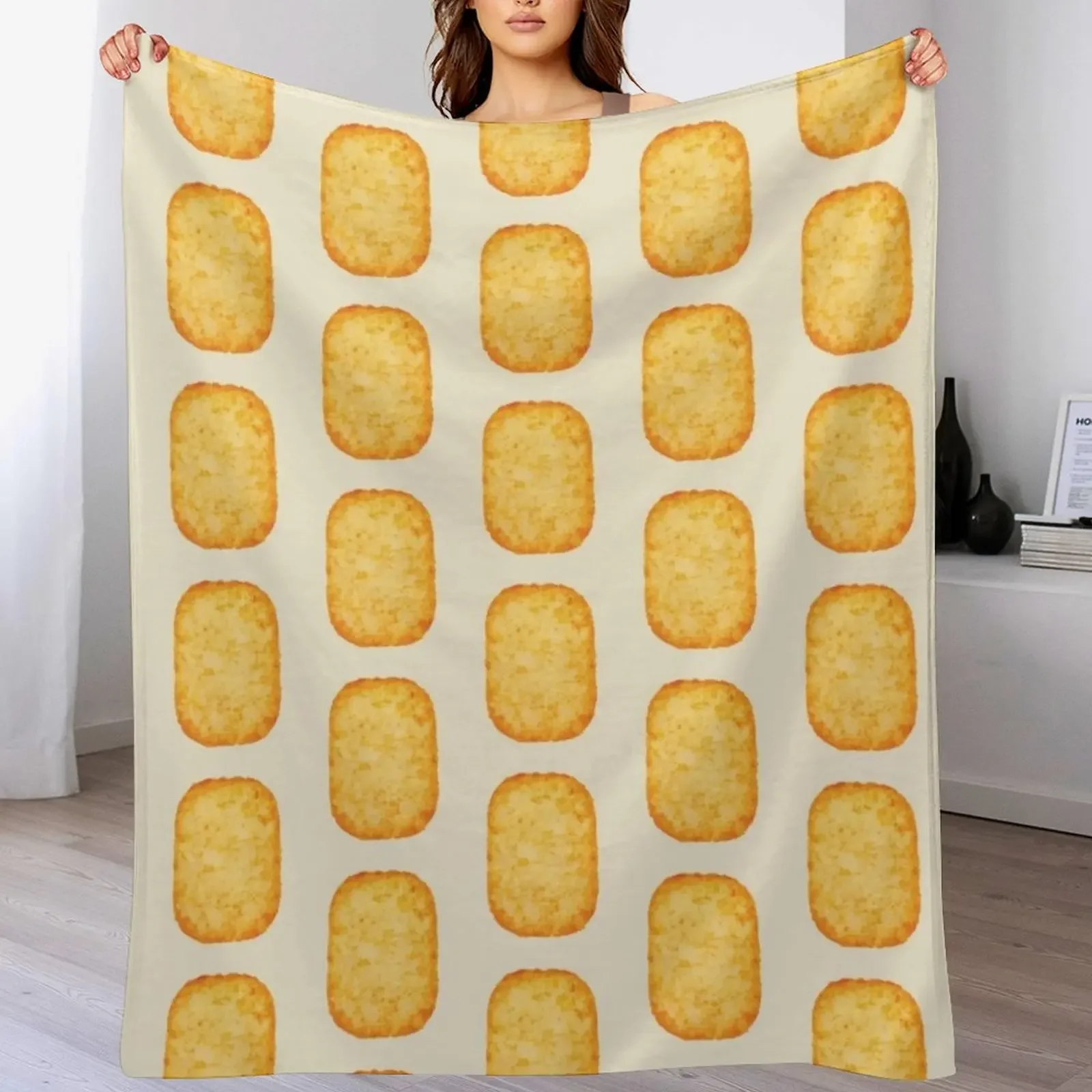 

Hashbrown Throw Blanket Furrys Sleeping Bag funny gift Hairy Blankets
