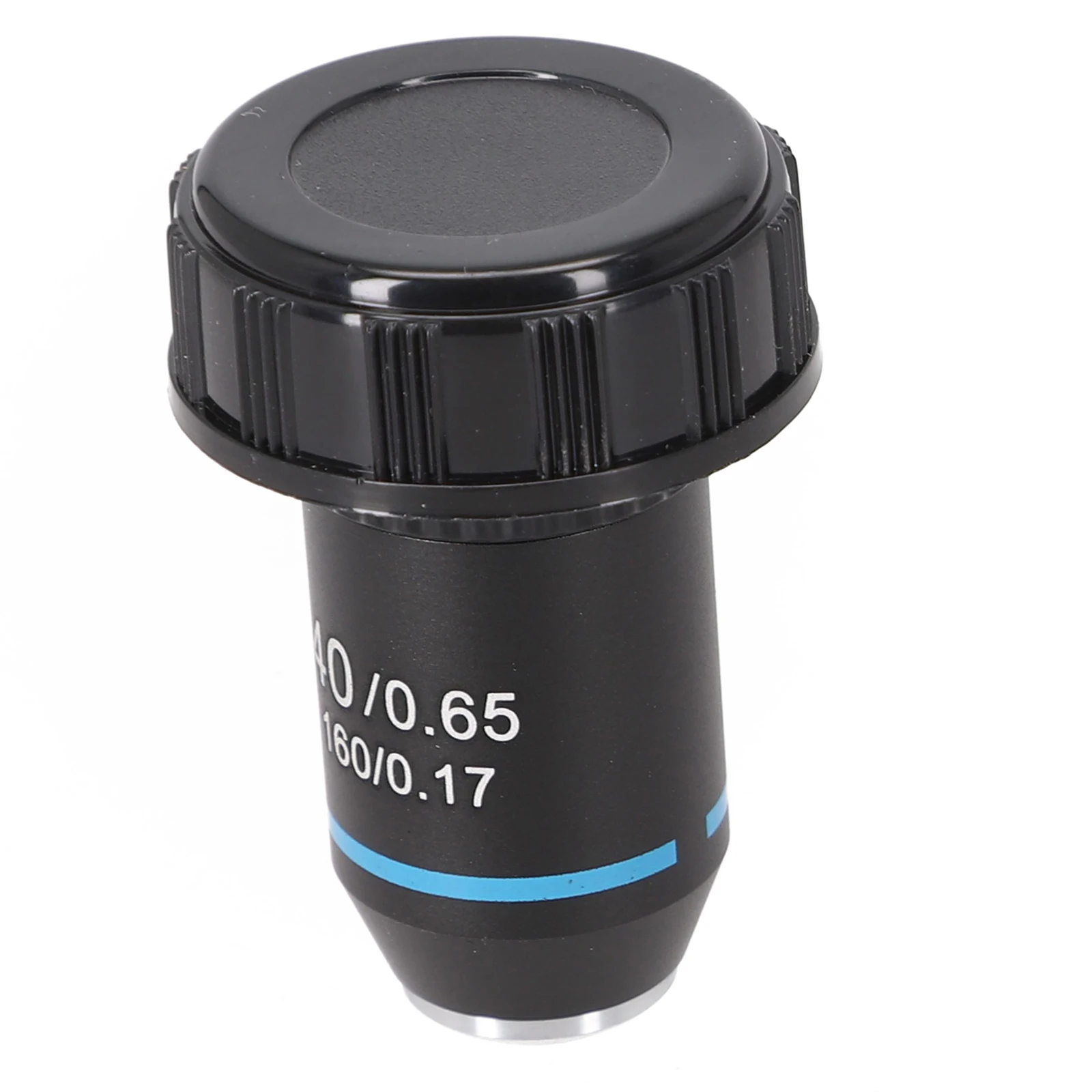 Lente obiettivo per microscopio acromatico per microscopio 195 di alta qualità 20 2mm 4X 100X nucleo in rame di precisione nero