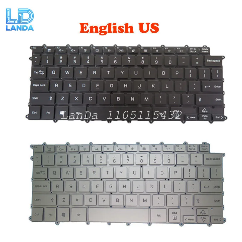 

Silver/Black English US Keyboard For LG 14Z90P 14Z95P 14Z90Q 14Z90RS 14T90P 14T90Q 14T90R 14Z90P-G 14Z90P-K 14Z95P-K 14Z90Q-G
