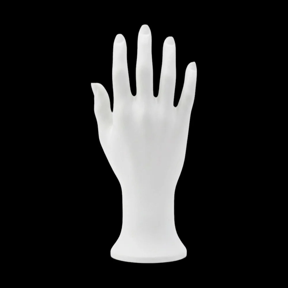 3D Printed Jewelry Display Hand Model Elegant 15cm Mannequin Hand Model Durable Sturdy Bracelet Holder Watch Display