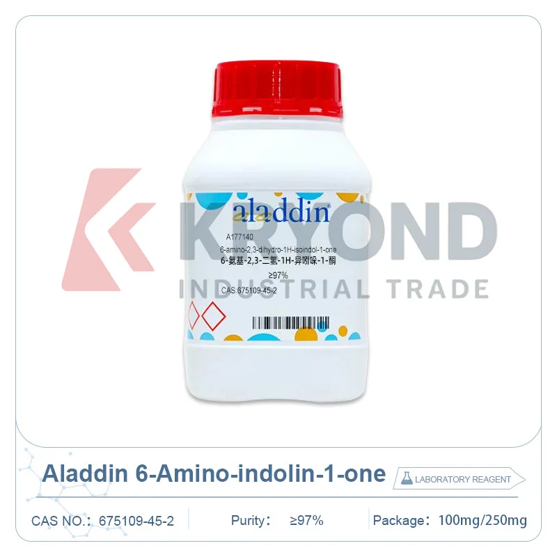 Aladdin A177140 6-Amino-2,3-dihidro-1H-indol-1-on para Uso Laboratorial CAS 675109-45-2 Intermediário Químico Laboratorial 100mg 250mg