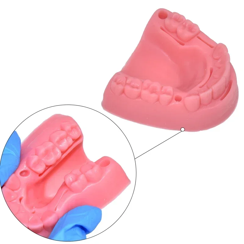 

2Pcs/set Medical Skin Suture Silicone Periodontitis Suture Model Dental Oral Gum Suture Training Module