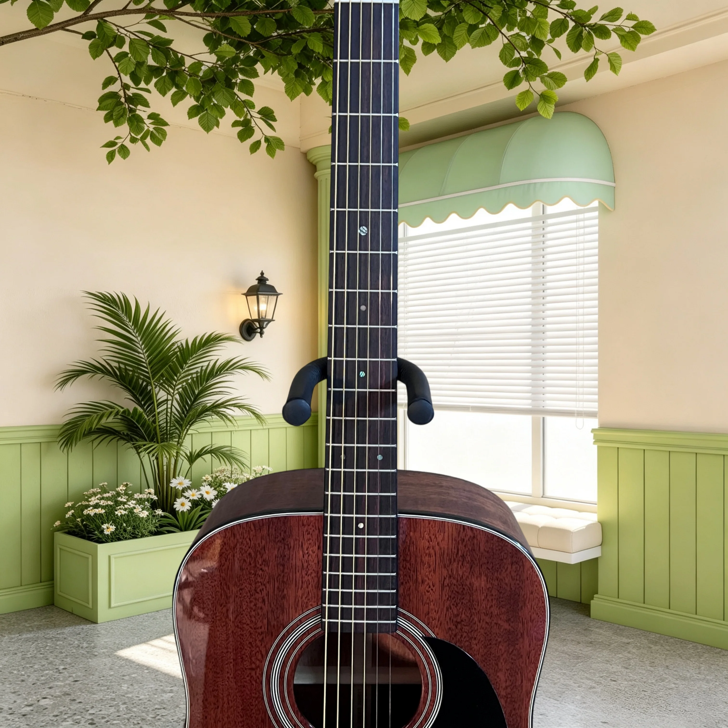 Acoustic Guitar Picea Asperata Body D19 Rosewood Fretboard Dark Brown Gloss Finish Black Pickguard Folk Blues New Hot Sale Gift