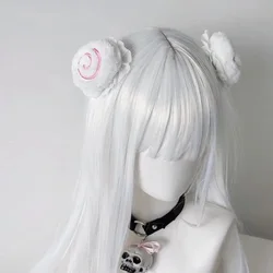 1pair Lolita Lace Lollipop Hair Bun Hairpins for Girl Anime Role Play Halloween Chinese Hair Clip for Woman Ponytail Hair Clip