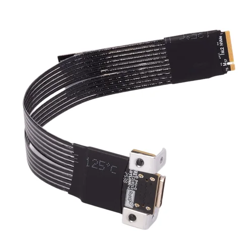 Imagen 2 del producto ADT-Link K9G OCuLink a PCI-E X16 tarjeta gráfica GPU Dock PCIe 5,0 X4 128Gbps eGPU ATX soporte de alimentación M.2 SFF-8612 y SFF-8611