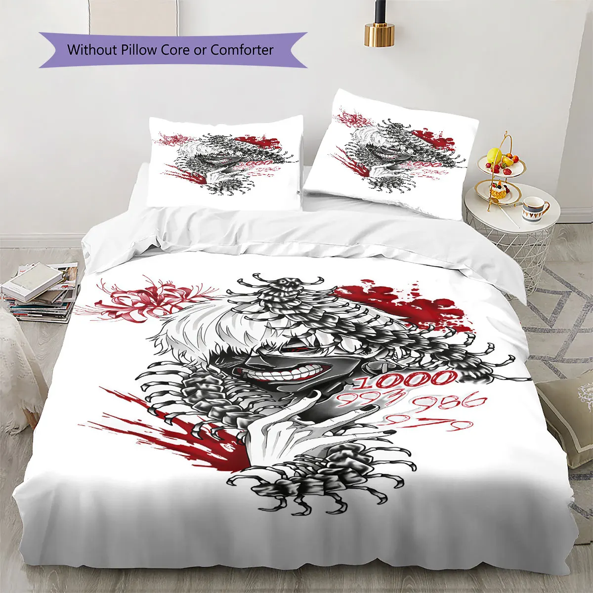 Tokyo Ghoul Soft Duvet Cover Children's Bedding Set,Extra Large Size Gifts Various Sizes Available -HE47